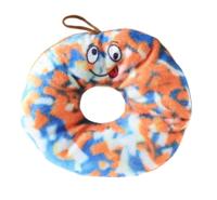 LG Imports knuffel donut junior 15 cm pluche oranje/blauw - thumbnail