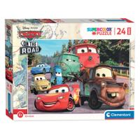 Clementoni maxi legpuzzel cars, 24st. - thumbnail