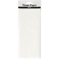 Creativ Company Tissuepapier, vel 50x70 cm, 17 gr, wit, 10 vel/ 1 doos - thumbnail