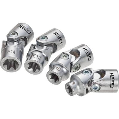 Hazet 880G-E/4 Kniegewrichtsleutelinzetset 3/8 (10 mm) 4-delig