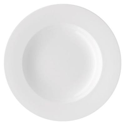 ROSENTHAL - Jade Pure White - Diep bord 23cm m.rand ROSENTHAL - Jade Pure White - Diep bord 23cm m.rand
