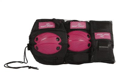 Street Rider beschermset s - roze, 6dlg.