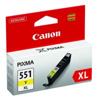 Canon inktcartridge CLI-551Y-XL, 695 pagina's, OEM 6446B001, geel - thumbnail