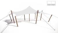Stretchtent 6x6 wit feesttent Nomadik Stretch - Nomadik stretch - thumbnail