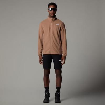 The North Face 100 Glacier Full Zip Fleece Heren Latte XL