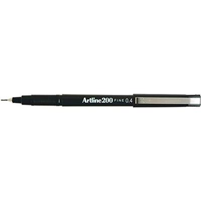Artline 200 fineliner, zwart