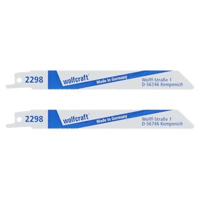 Wolfcraft 2298000 2 reciprozaagbladen Zaagbladlengte 152 mm 2 stuk(s)