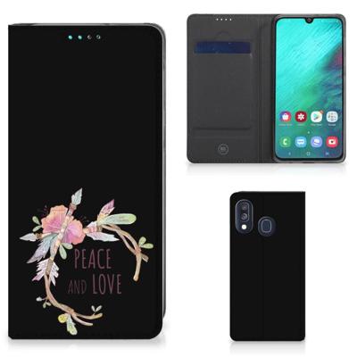 Samsung Galaxy A40 Magnet Case Boho Text Samsung Galaxy A40 Magnet Case Boho Text