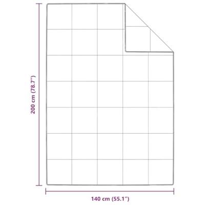 VidaXL Winter dekbed wit 140 x 200 cm veren VidaXL Winter dekbed wit 140 x 200 cm veren