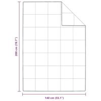 Dekentjes & Dekbedden Wit 140 x 200 cm Dons - thumbnail