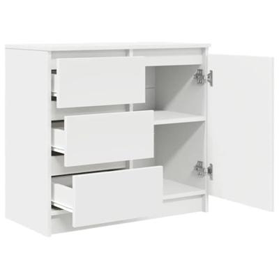 Dressoir met lade 71x35x65 cm spaanplaat wit