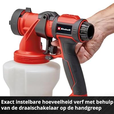 Einhell TE-SY 18/90 Li-Solo Verfspuitsysteem Debiet (max.): 1000 ml/min