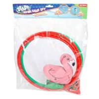 Splash flamingo duikring 80cm, set van 2 - thumbnail