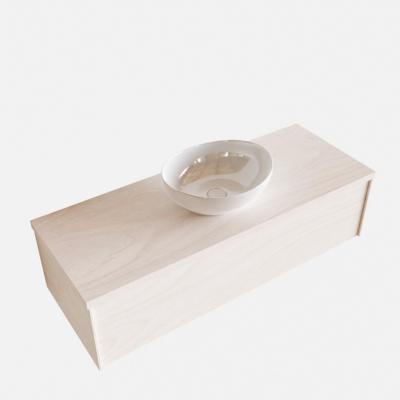 Badkamermeubel BWS Madrid Wit 120 cm met Topblad en Keramische Waskom (1 kraangat) Badkamermeubel BWS Madrid Wit 120 cm met Topblad en Keramische Waskom (1 kraangat)