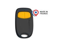 2-kanaals afstandsbediening - SCS SENTINEL - SimplyControl - Geel, bereik 40 m, frequentie 433,92 MHz, CR2032 lithiumbatterij inbegrepen - thumbnail