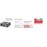 Oehlbach DA Converter, digitale analoge converter, digitale coaxiale en digitale optische ingang - thumbnail