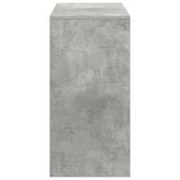 Bureau met lade Beton Grijs 90 x 37,5 x 75 cm Bewerkt hout - thumbnail