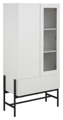 Interstil Vitrinekast 'Norse' 80 x 150cm, kleur Wit