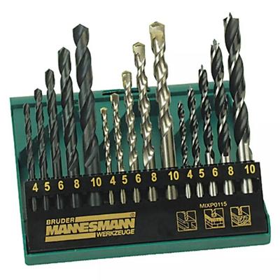 Mannesmann combi borenset 15-delig