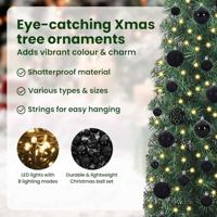 VidaXL Kunstkerstboom groen 240 cm pvc en staal en kunststof - thumbnail