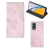 OnePlus Nord 2 5G | Standcase | Marble Pink - Origineel Cadeau Vriendin - thumbnail