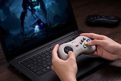 8Bitdo M30 Bluetooth Gamepad - White - thumbnail