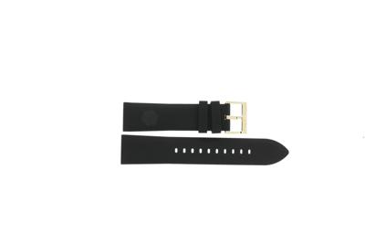 Horlogeband Armani Exchange AX7105 Rubber Zwart 22mm