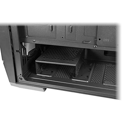 Inter-Tech IT-3503 Airstream Tower PC-behuizing Zwart 2 voorgeïnstalleerde ventilators