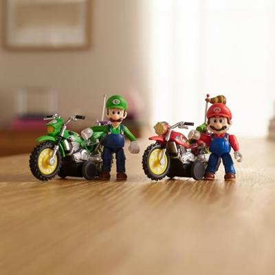 The Super Mario Galaxy Movie Action Figures - Motorcycle Luigi The Super Mario Galaxy Movie Action Figures - Motorcycle Luigi