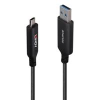 Lindy 43395 USB-kabel USB 3.2 Gen 1 (3.1 Gen 1) 10 m USB A USB C Zwart - thumbnail