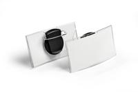 Badge Durable 8124 convex met combiklem 40x75mm | 25 stuks - thumbnail