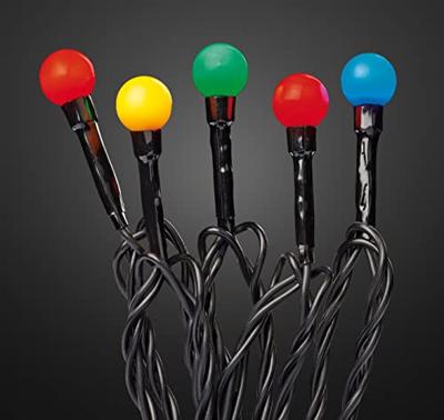 Hellum 576788 Motief lichtketting Kogel Buiten werkt op het lichtnet Aantal lampen 80 LED RGB Verlichte lengte: 7.9 m Timer