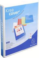 Exacompta Personaliseerbare ringmap Kreacover 4 ringen van 20 mm, rug van 3,4 cm, wit - thumbnail
