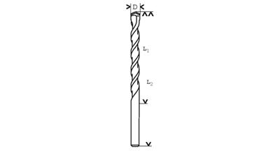 Bosch Accessoires Betonboren CYL-3 4 x 40 x 75 mm, d 3,3 mm 3st - 2608597704