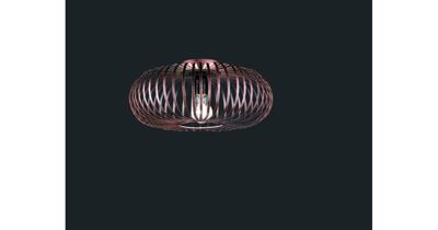 Trio Spijltjes design plafondlampJohann koperbruin - 606900162