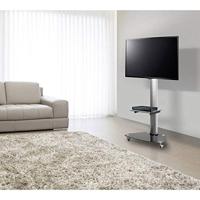 SpeaKa Professional SP-TVRW-01 TV-wagen In hoogte verstelbaar 81,3 cm (32) - 139,7 cm (55) Kantelbaar - thumbnail