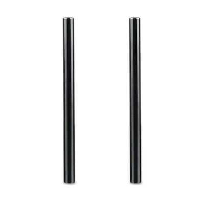 SmallRig 1051 2pcs 15mm Black Aluminum Alloy Rod (M12-20cm) 8"