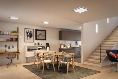 Paulmann 71009 P Atria Shine 22W 4000K 3Dim 420x420 chm LED-plafondlamp LED 22 W Chroom (mat) Paulmann 71009 P Atria Shine 22W 4000K 3Dim 420x420 chm LED-plafondlamp LED 22 W Chroom (mat)