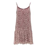 JDY gebloemde jurk JDYJENNIFER van gerecycled polyester roze - thumbnail
