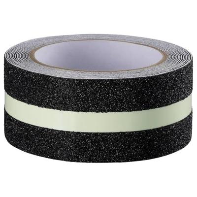 TOOLCRAFT TO-10187130 Anti-sliptape Zwart, Groen (l x b) 10 m x 55 mm 1 stuk(s)