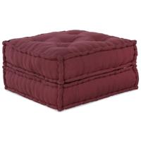 VidaXL Modulair bank 2 pcs bordeaux 140 x 70 x 36 cm stof - thumbnail