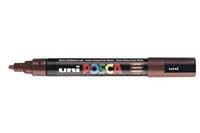 Paintmarker Uni POSCA PC5M medium bruin | 6 stuks - thumbnail
