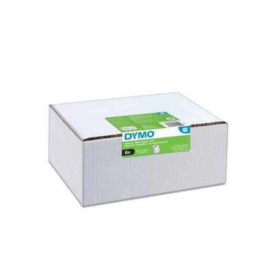 Etiket dymo labelwriter naamkaart 54x101 6st wit Etiket dymo labelwriter naamkaart 54x101 6st wit