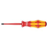 Wera 165 iS PZ VDE geïsoleerde Schroevendraaier Pozidriv, kling met gereduceerde diameter, PZ 1 x 80 mm - 1 stuk(s) - 05006460001