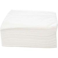 Servetten 24x24cm 1 laags 500 stuks wit - thumbnail