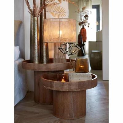 Light & Living Bijzettafel 'Kalomo' 50cm, kleur Bruin