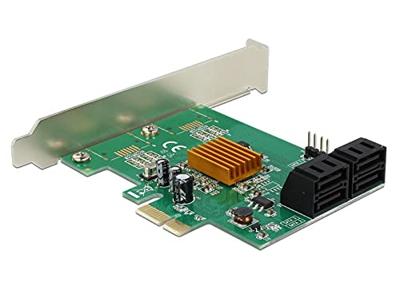 DeLOCK 4-poorts SATA PCIe-kaart adapter