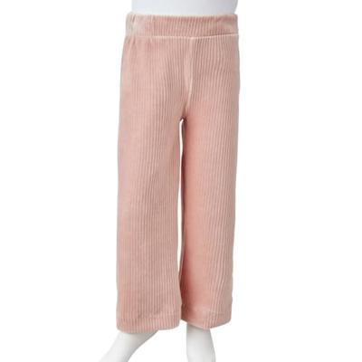 Kinderbroek 128 ribfluweel Lichtroze - thumbnail