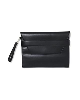 HEMA Laptophoes 37x28x2.5cm met flap zwart