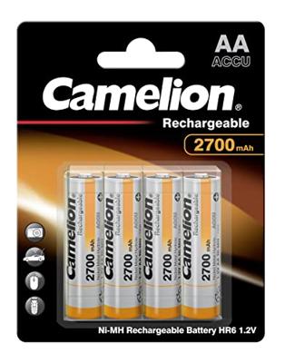 Camelion Batterij oplaadbaar aa / lr06 nimh 1,5v - 2600 mah (4 stuks) - thumbnail